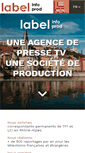 Mobile Screenshot of labelinfo.fr
